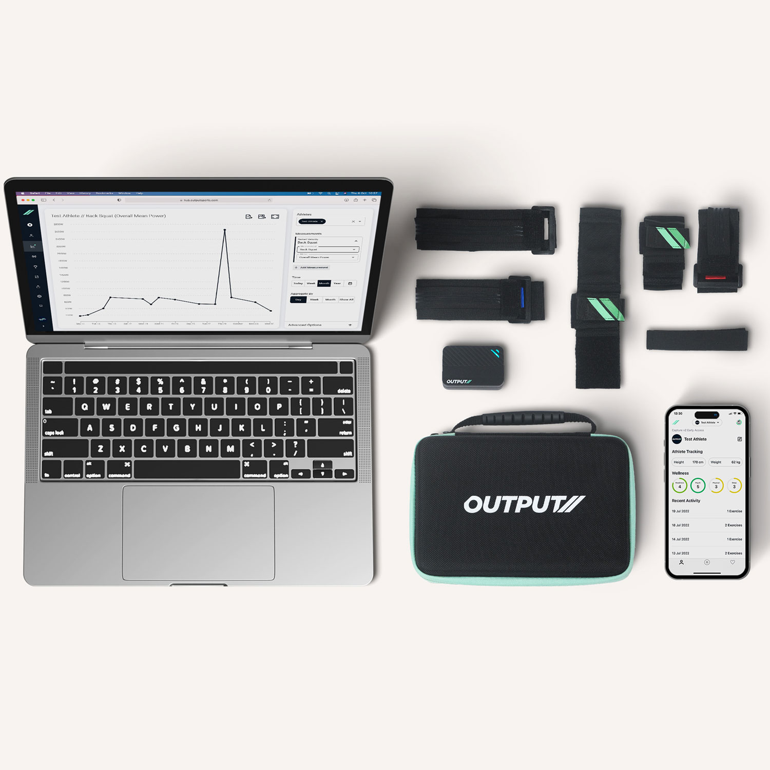 Output Sports 数字化体能训练管理系统智能化 VBT测试设备