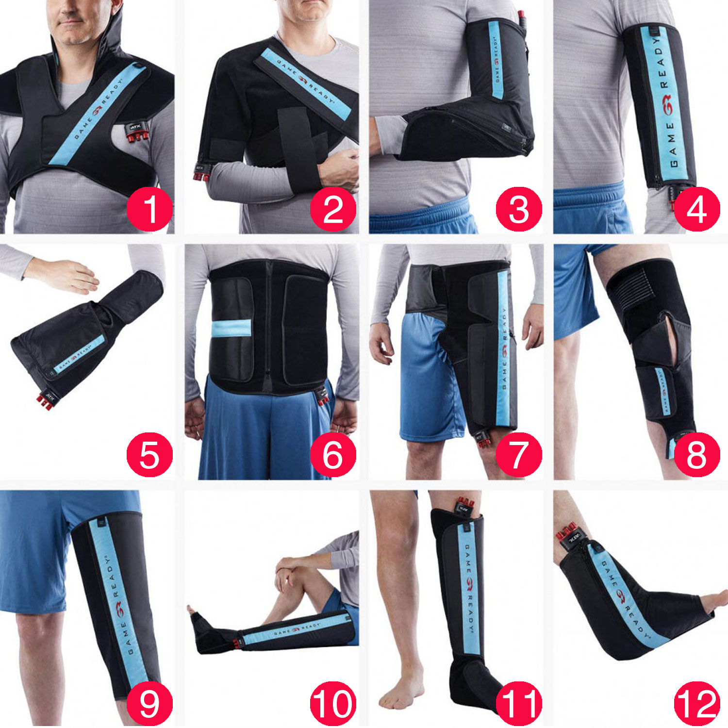 现货顺丰 ATX配件：GameReady GRPRO 2.1 冷热敷快速转换治疗康复系统