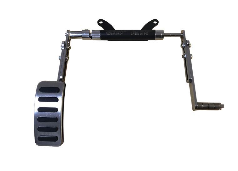 Left foot controlled accelerator brakes SY-F1