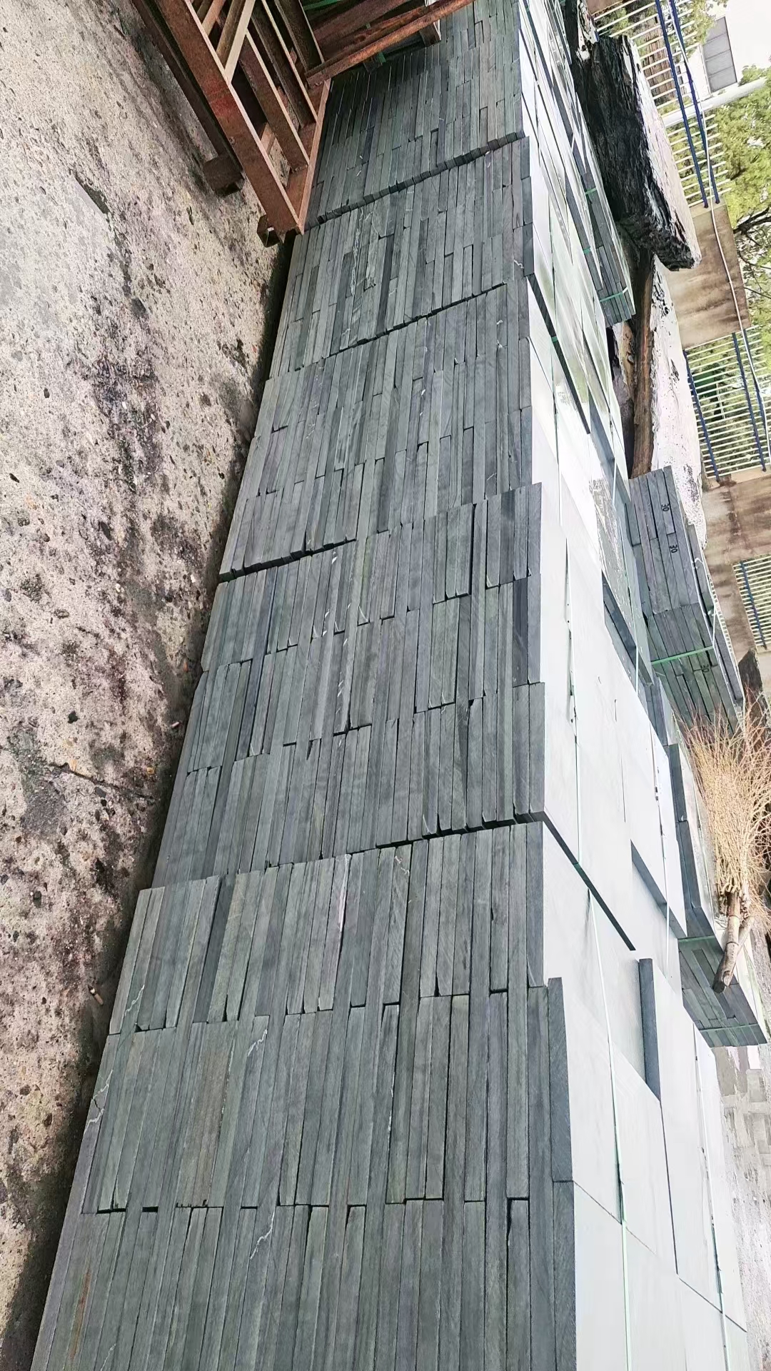 青灰色机切面青石板