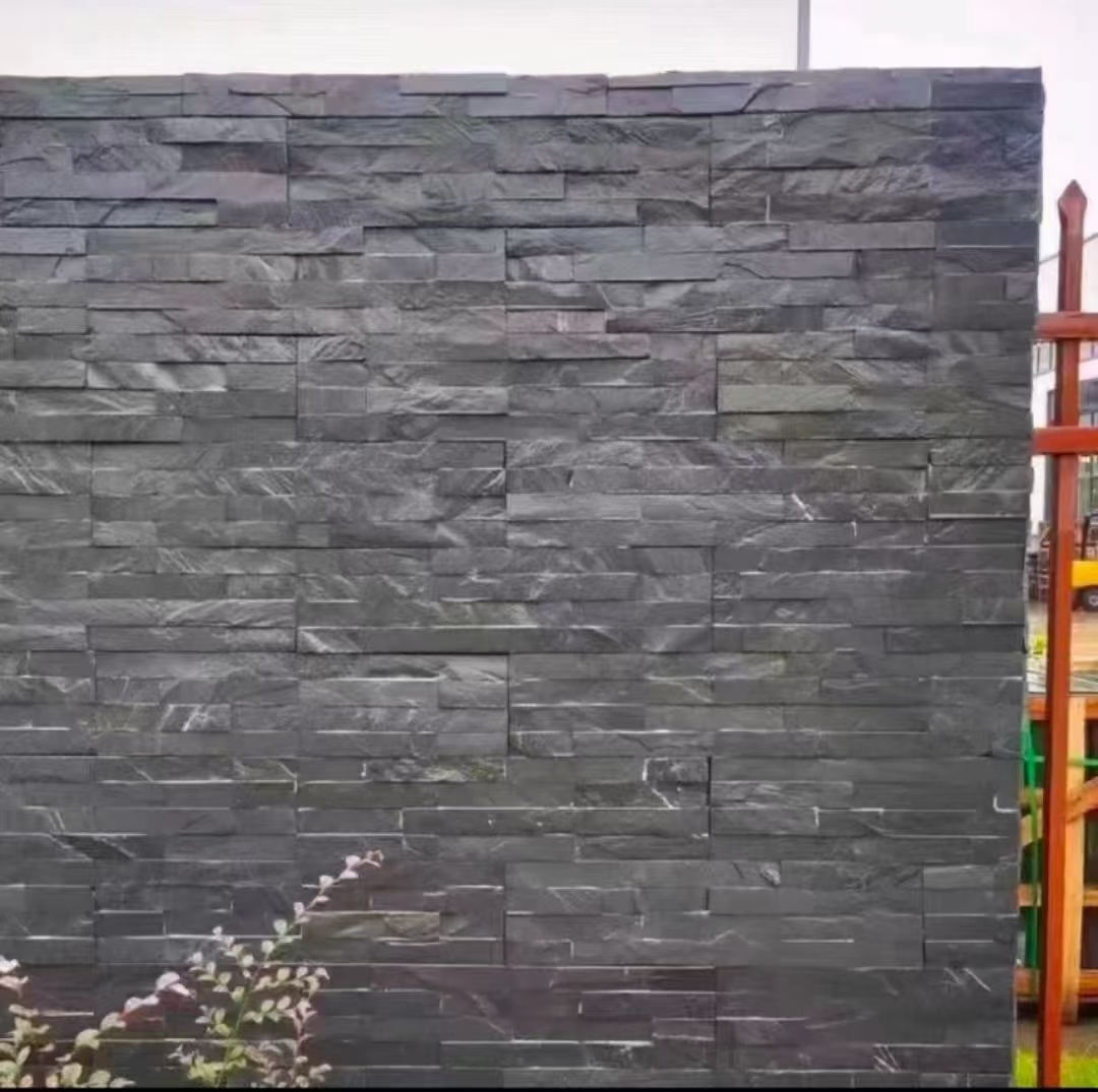 黑色组合板文化石材60X15