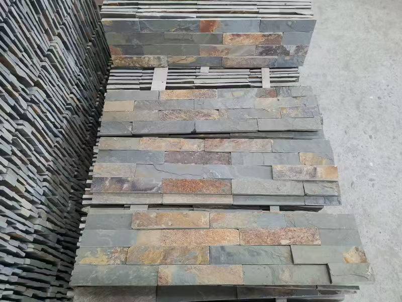 锈色组合板文化石材60X15