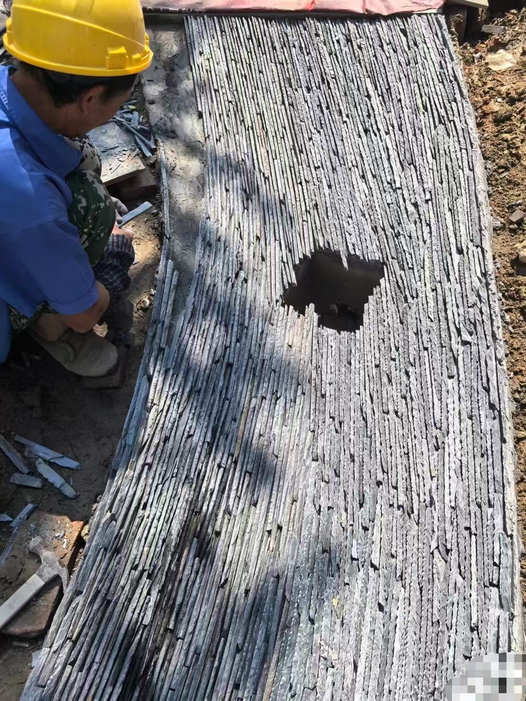 流水板/水幕墙/流水石散条子