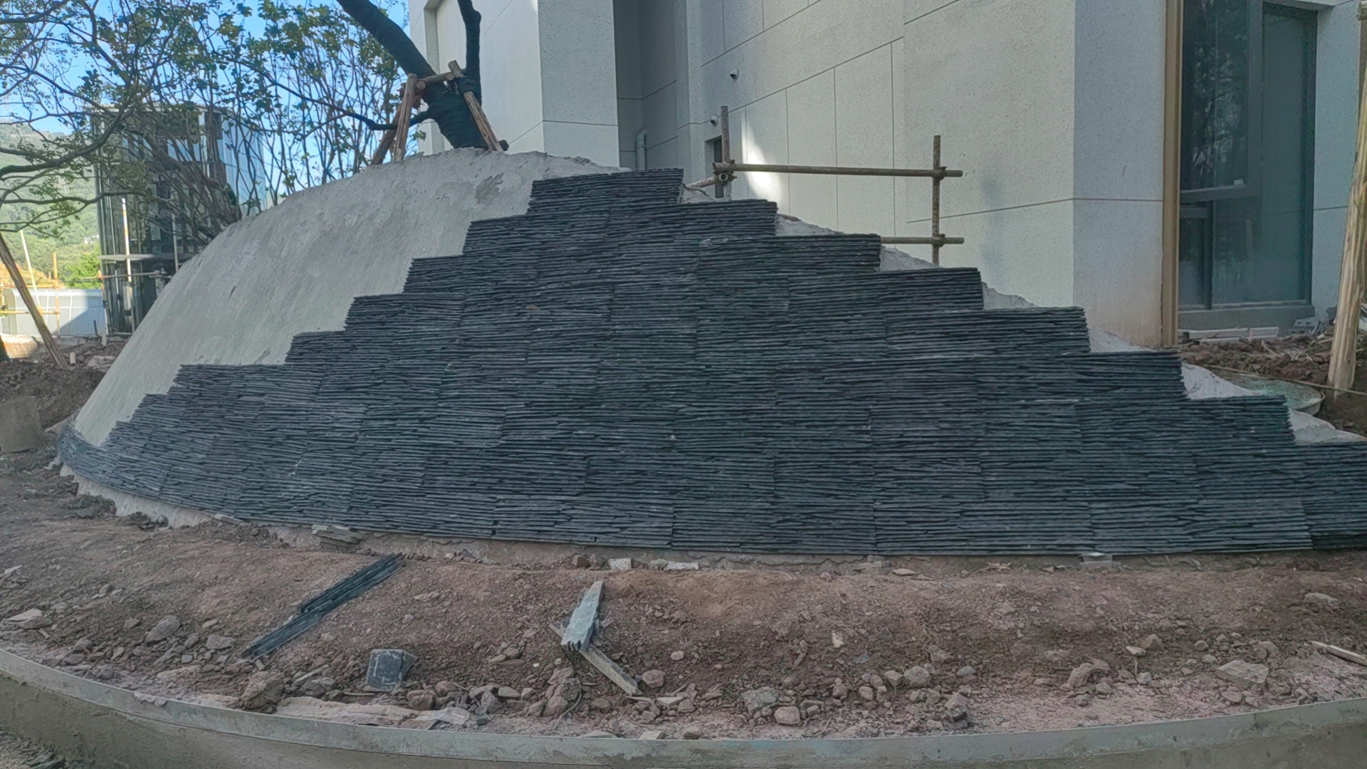 流水板/水幕墙/流水石散条子