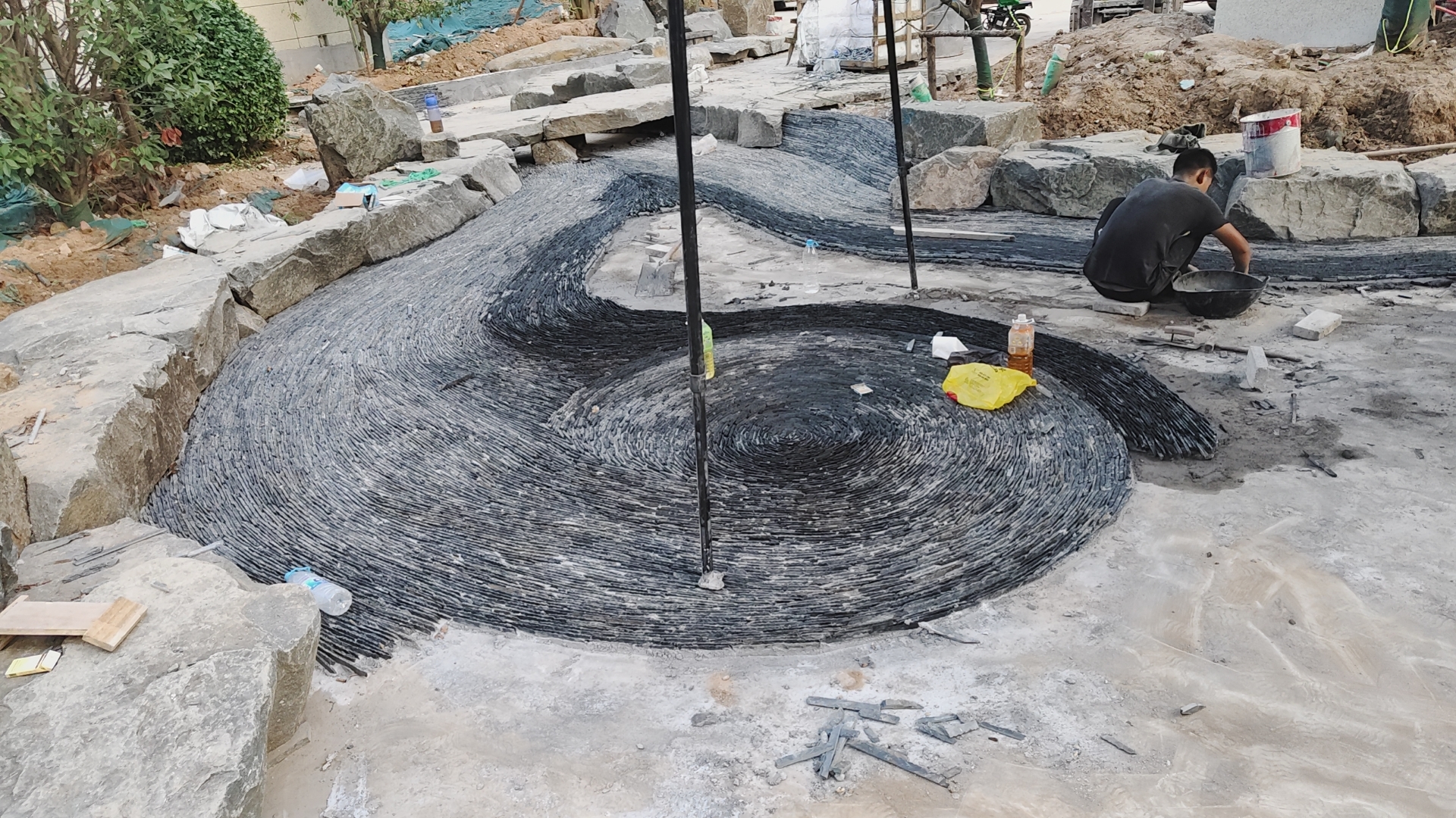 流水板/水幕墙/流水石散条子