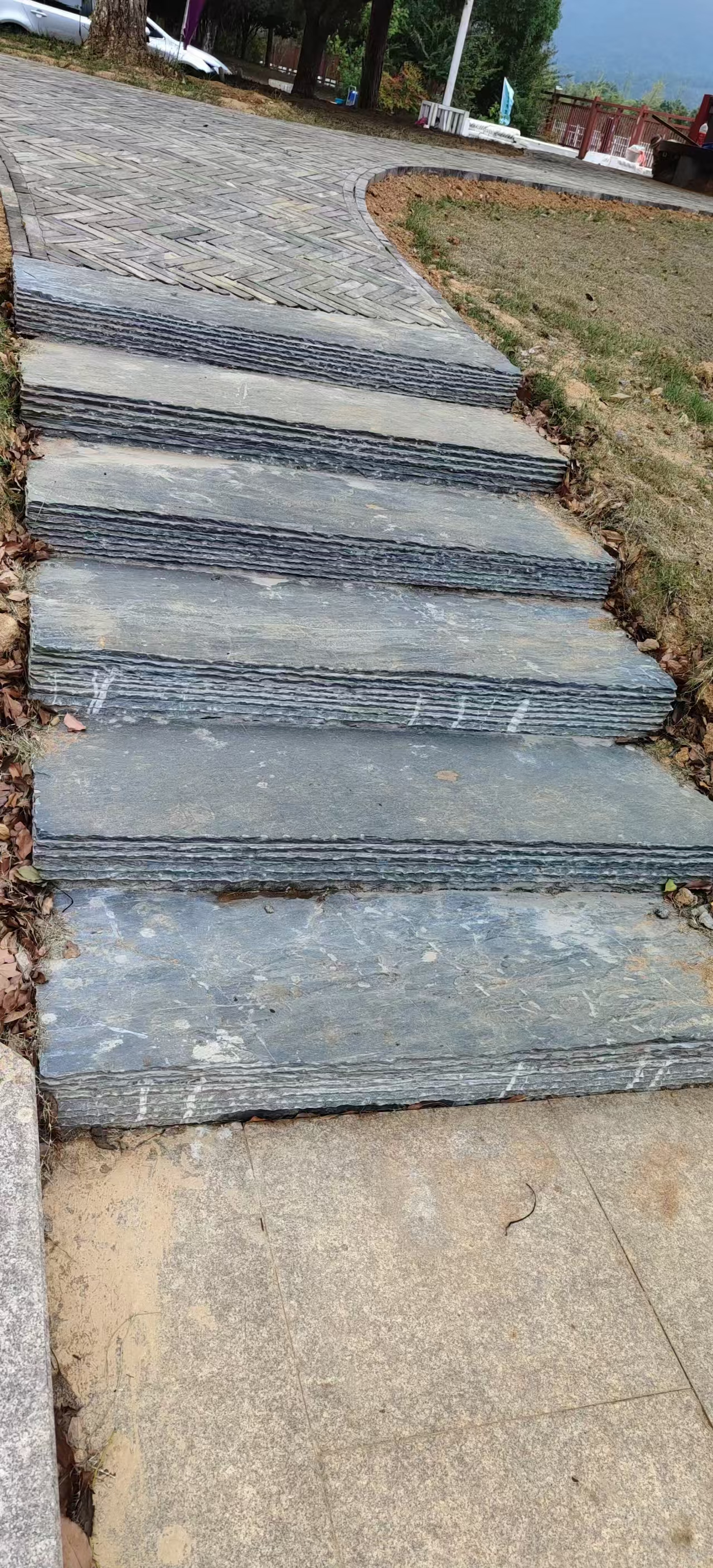 楼梯踏步石板/台阶石板/阶梯石板