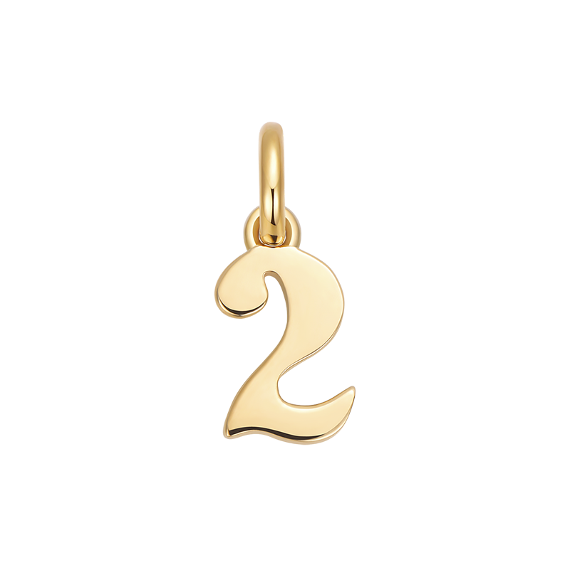 CICI SONG SOWING 18K Gold-Lucky Number 2