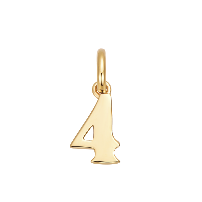 CICI SONG SOWING 18k Gold-Lucky Number 4