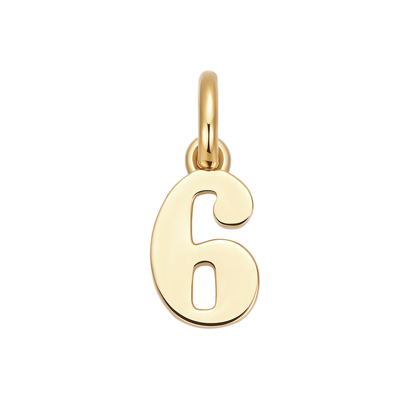 CICI SONG SOWING 18k Gold-Lucky Number 6