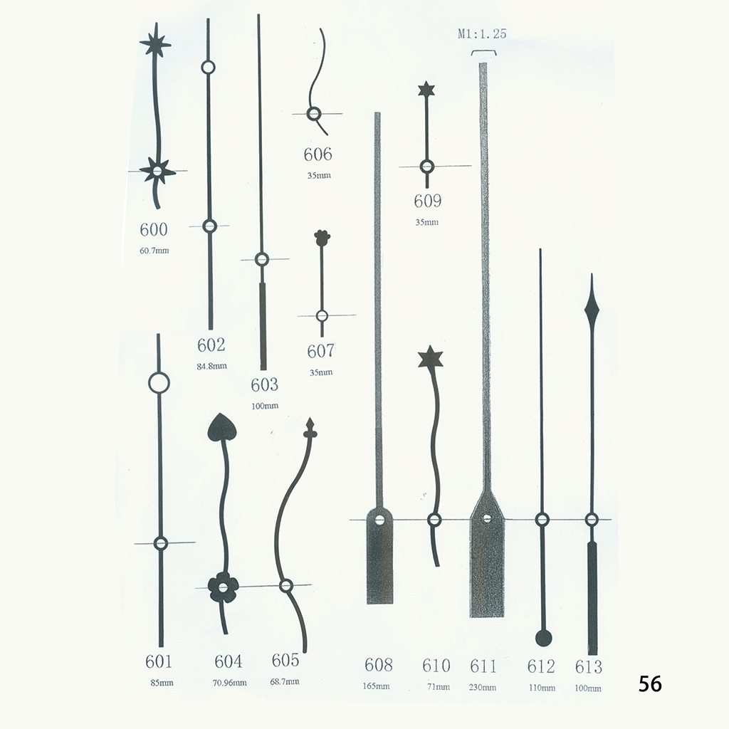 600-670 Model seconds hand