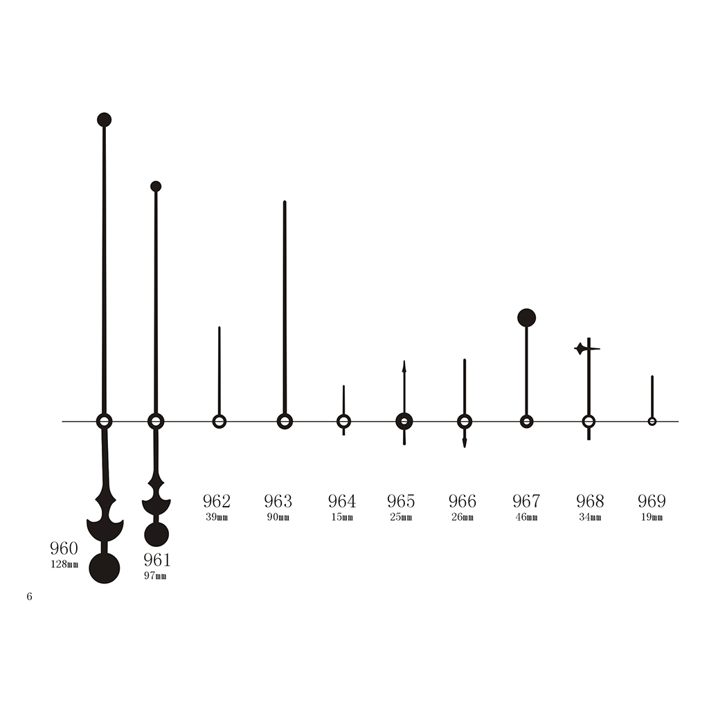 960-016 Model seconds hand
