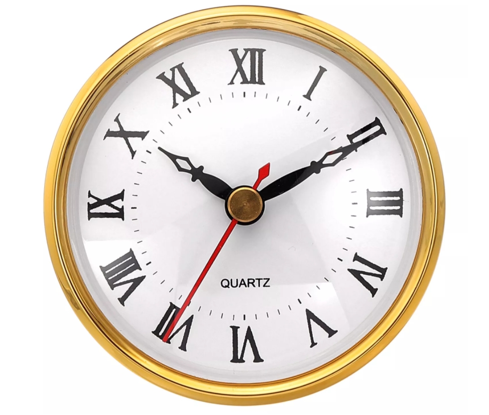 80MM Quartz Clock Inserts Movement Mechanism Replacement Roman