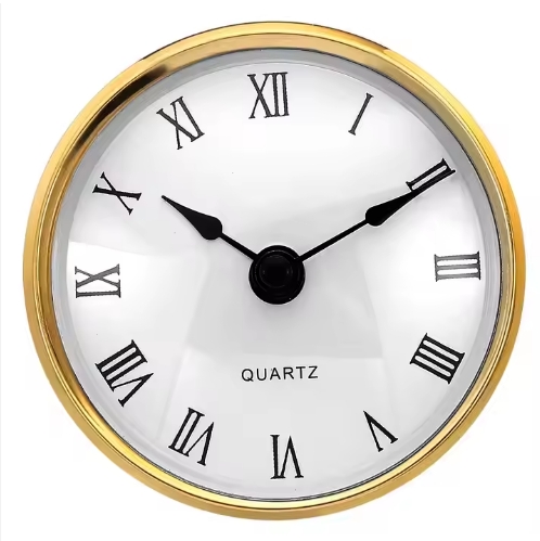 80mm Stylish Clock Insert for Easy Replacement and For DIY Applications