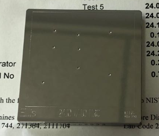 20-30HRC for Rockwell test block