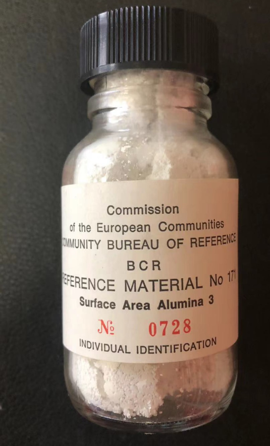 BCR 171- BET specific surface area