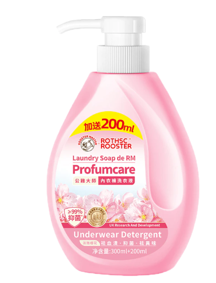 ROTHSCROOSTER公鸡大师内衣裤专用洗衣液500ml*1瓶