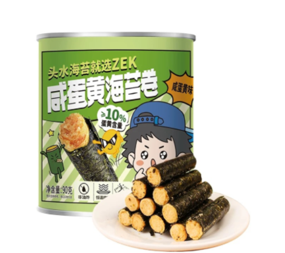 咸蛋黄海苔卷90g