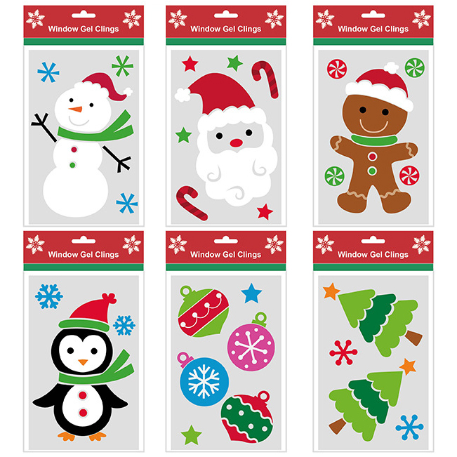 Gel Window Stickers-Christmas Series