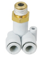 外螺偏三通接头：MKB2LU