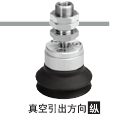 重载双层摇头吸盘顶部进气