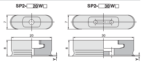 SP2椭圆形吸盘单体
