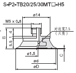固定式直接安装（扁平型吸盘）