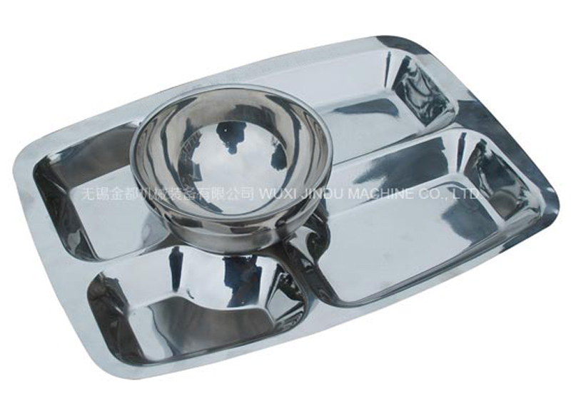 Stainless Steel Fast Food Plate, Bowl