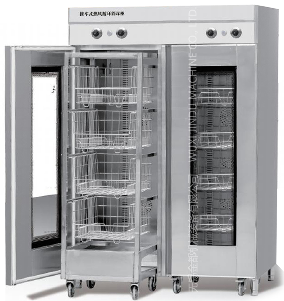 Double Door Disinfection Cabinet with Trolley