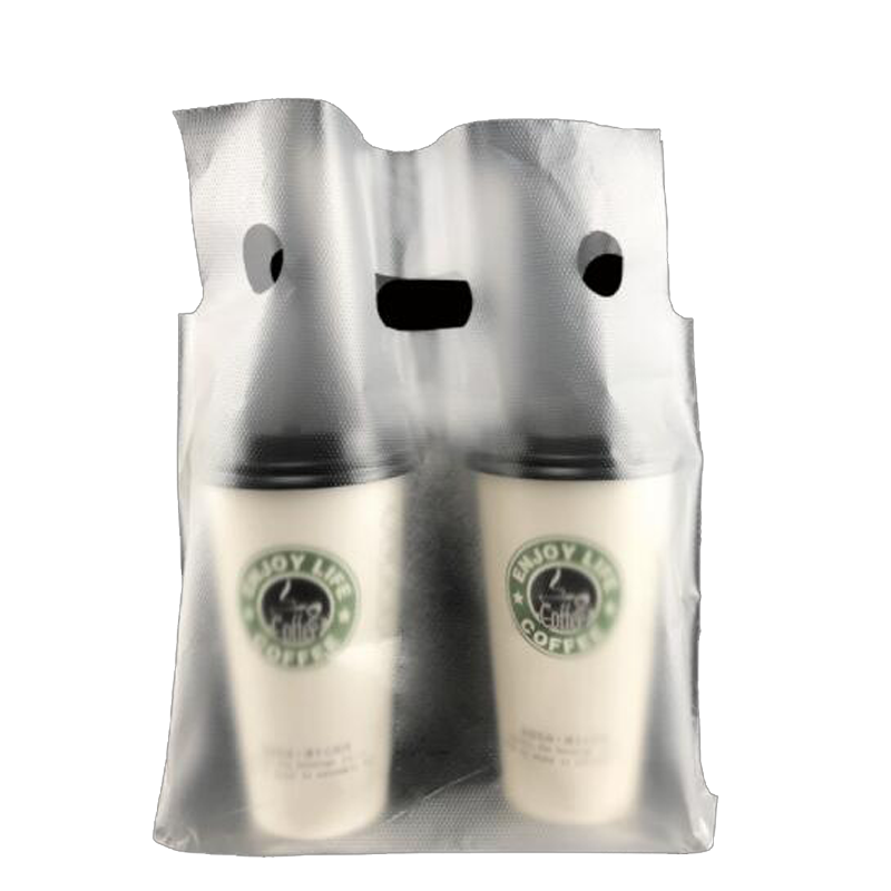 生物全降解双杯奶茶袋