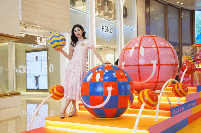 上海ifc商场  色彩五月——缤纷欧普艺术乐园