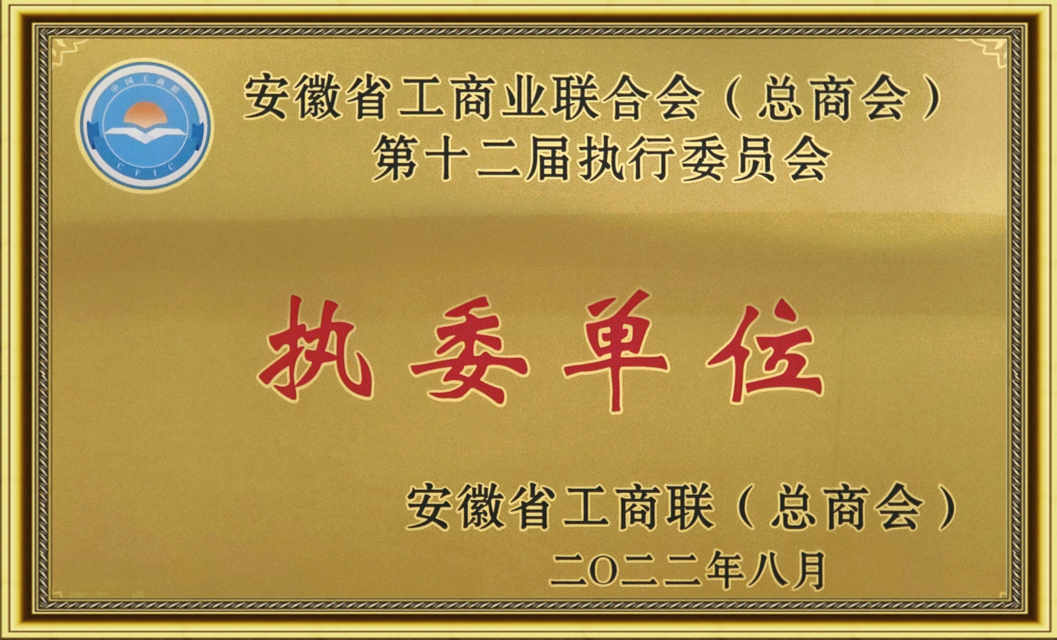 安徽省工商业联合会执委单位