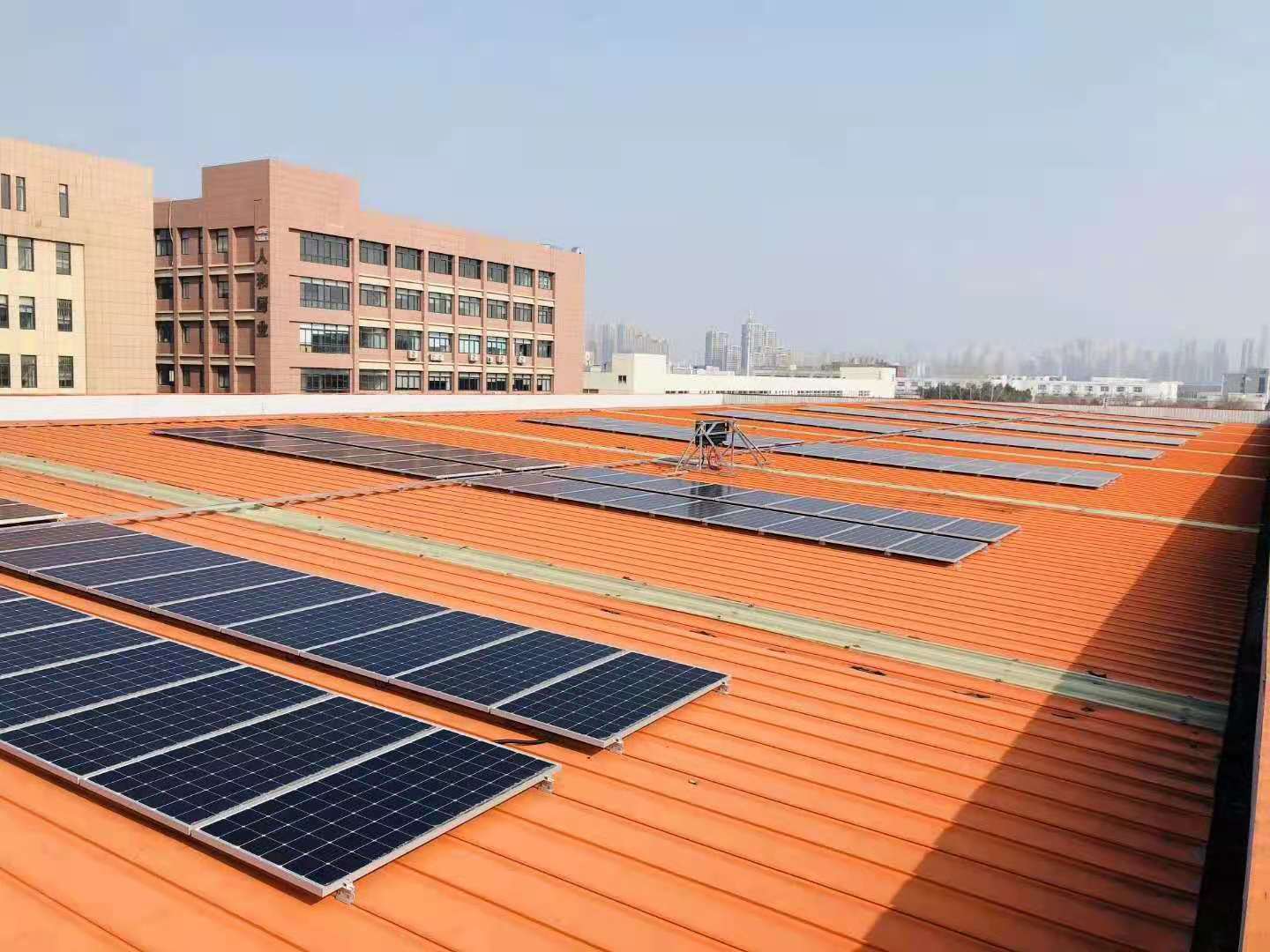 合肥精萃商贸600KW光伏电站