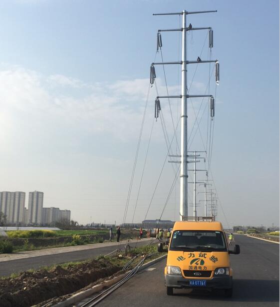 国网马鞍山220kV西香2C63线路工程