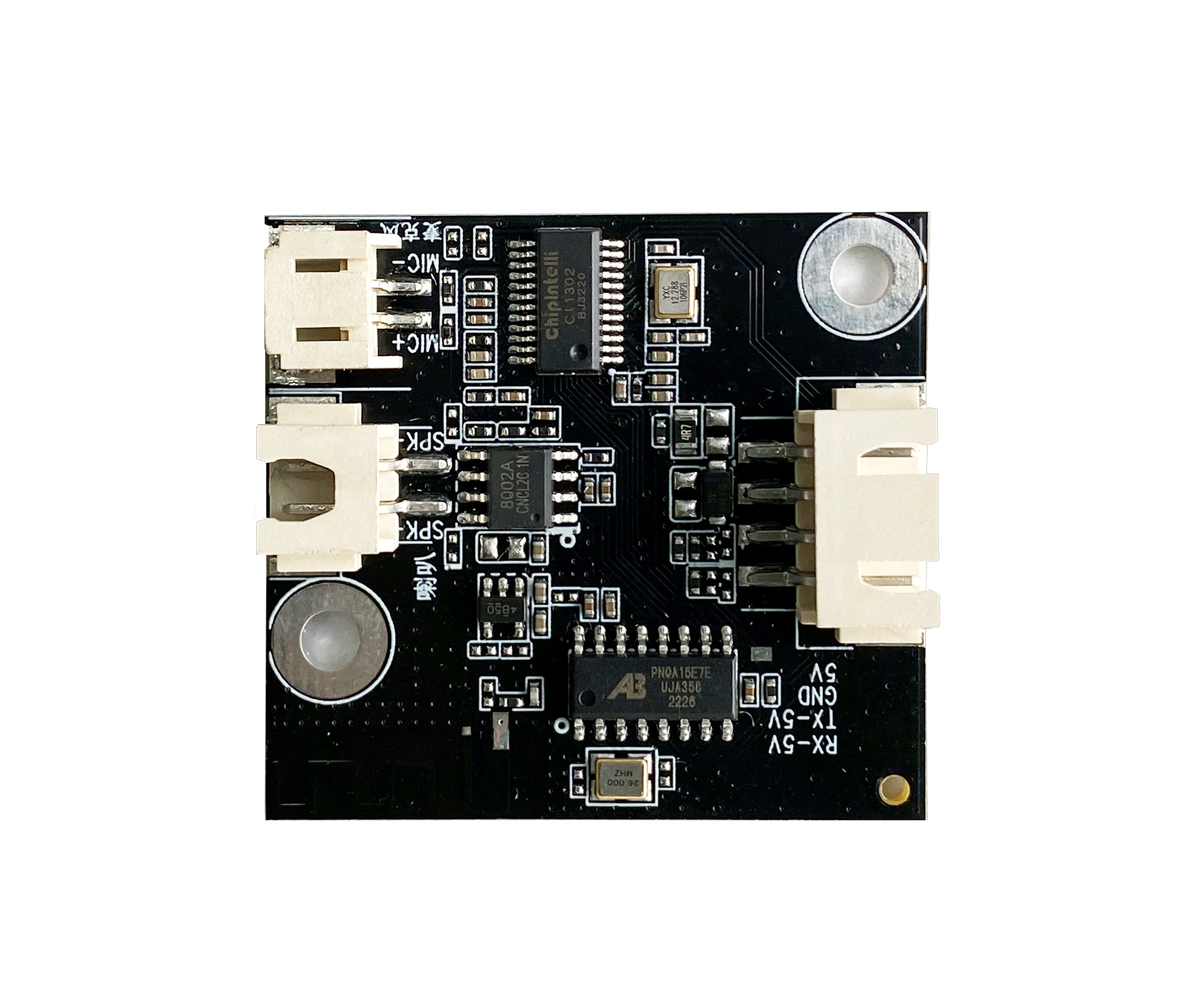 CI-D02GS07J-BT单麦离线语音识别蓝牙端子模块