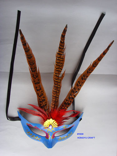 Feather mask