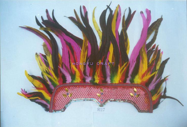 Feather mask