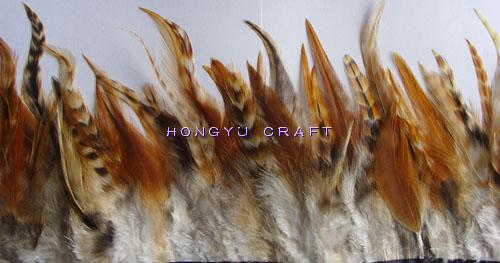 Red Chinchilla Feather Hair