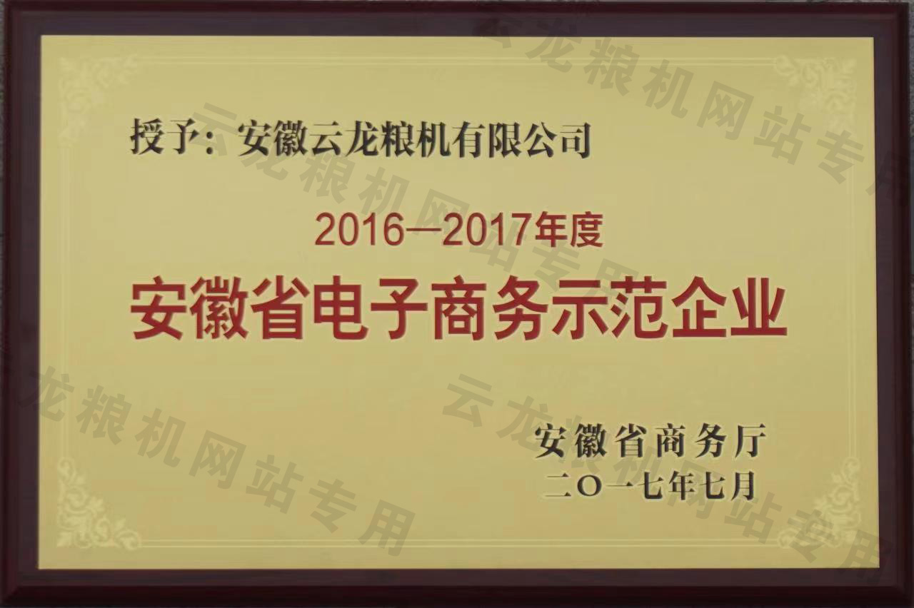 安徽省电子商务示范企业