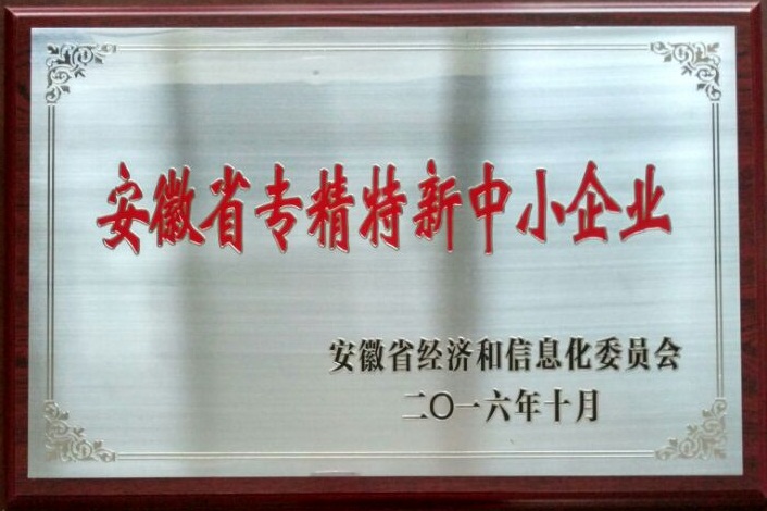 安徽省专精特新中小企业