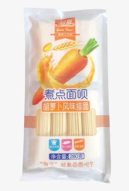 胡萝卜风味挂面