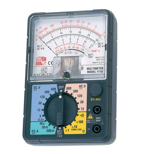 KYORITSU 1110 带连续性蜂鸣器的模拟测试仪