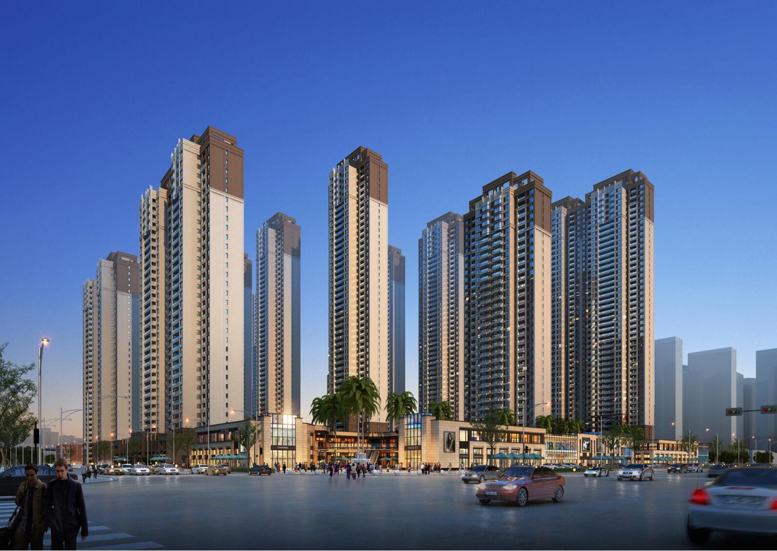 中建御景星城幕墻工程