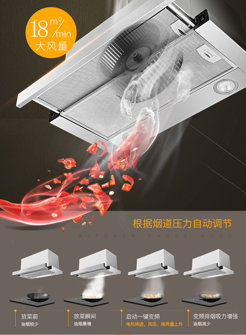 抽拉式油烟机
