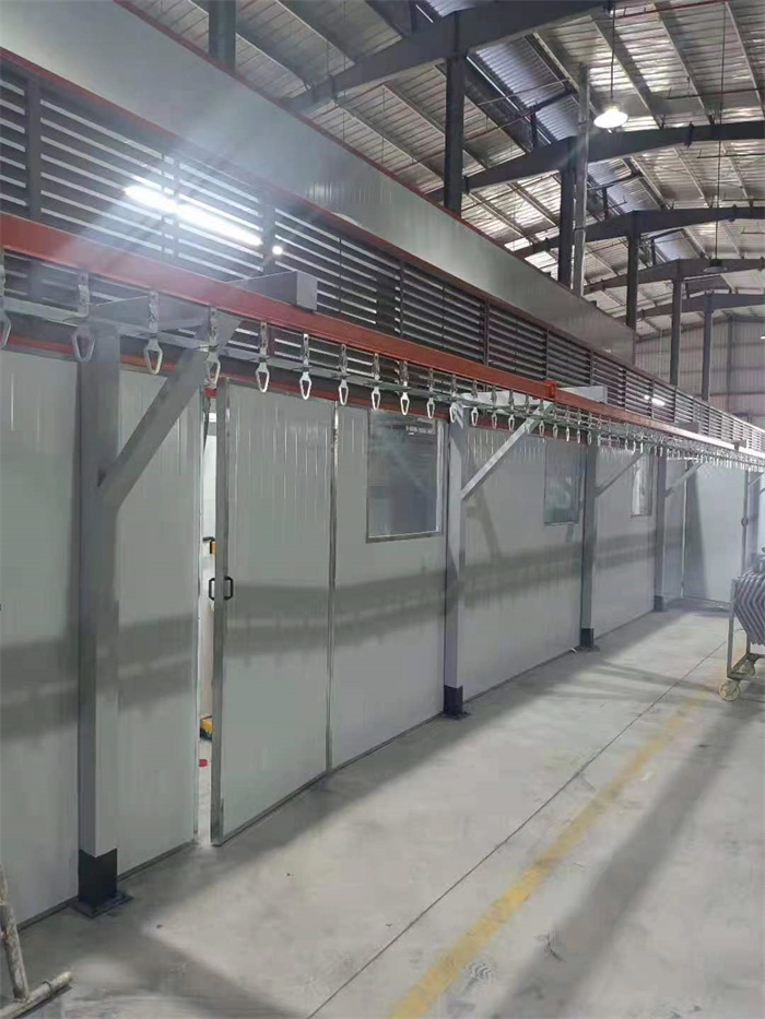 实景拍摄喷粉喷塑设备