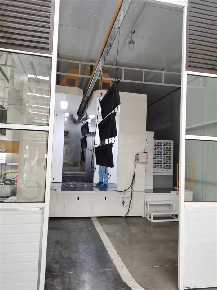 实景拍摄喷粉喷塑设备