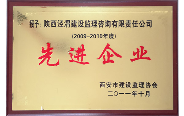 2009-2010先进企业（市