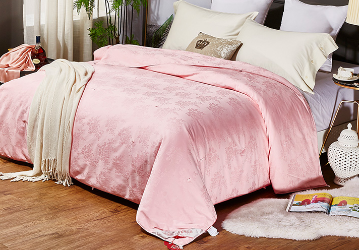 蚕丝被套 富贵牡丹（白 / 粉 / 深粉 / 玉 ）