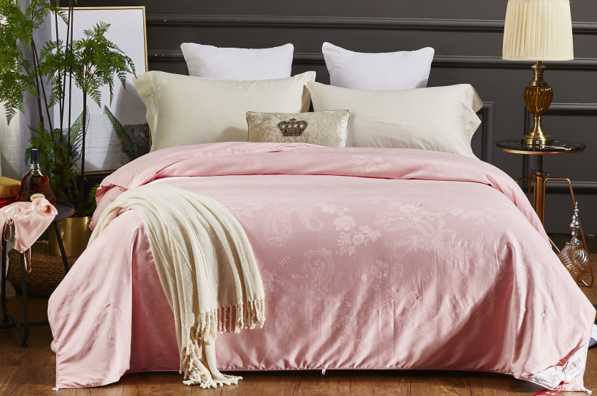 蚕丝被套 真爱（白 / 粉）