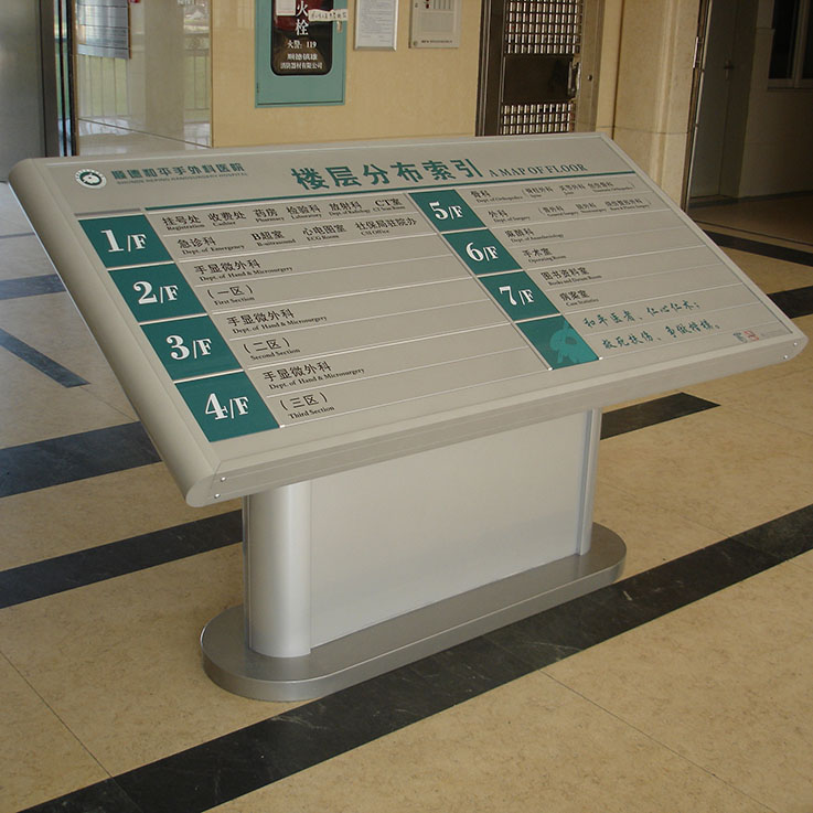 大堂指示牌
