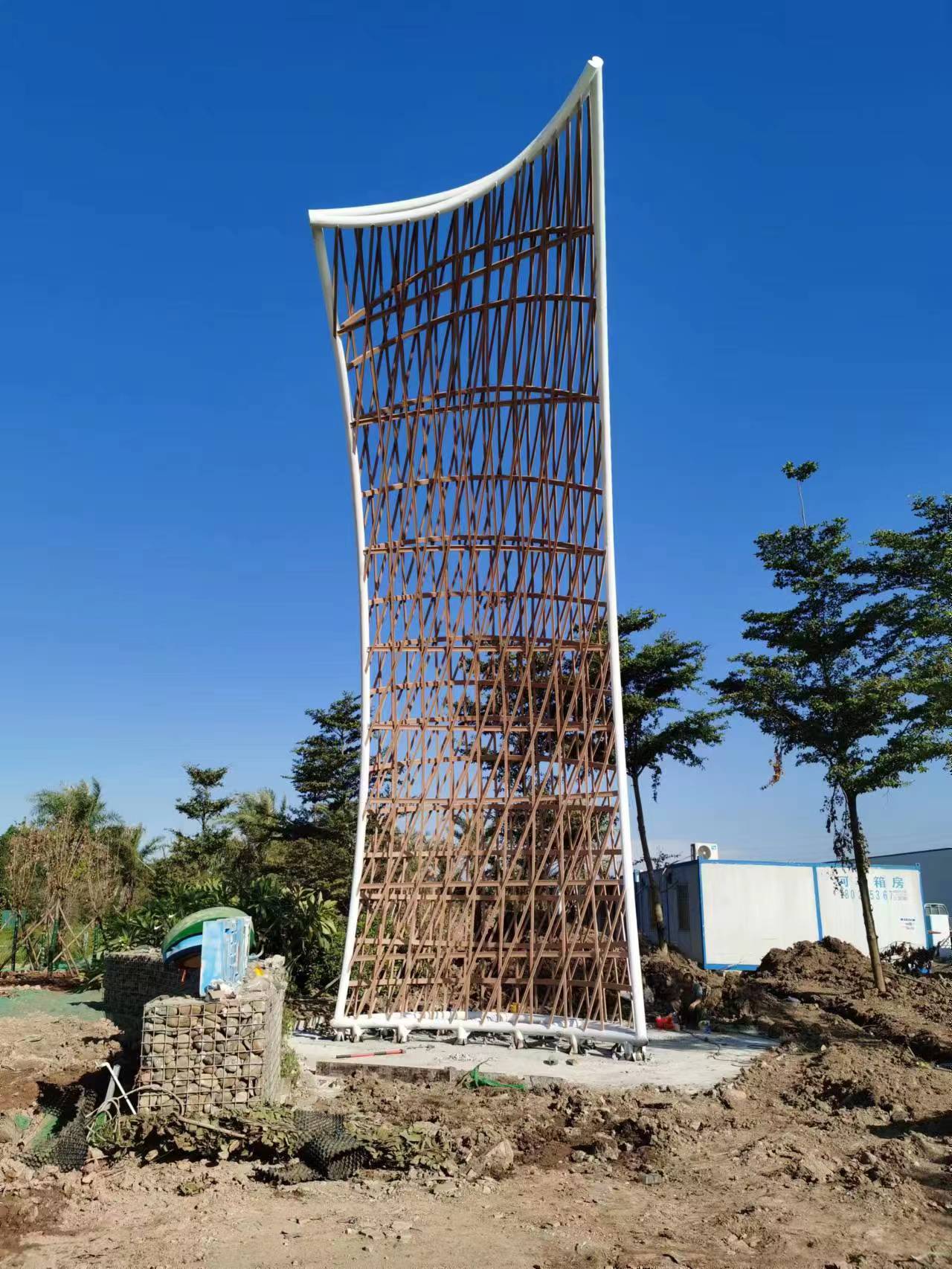 雕塑标识